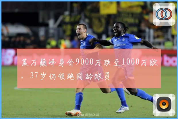 莱万巅峰身价9000万跌至1000万欧，37岁仍领跑同龄球员