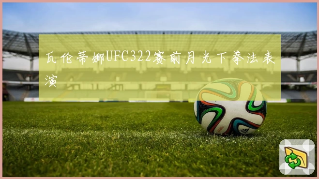 瓦伦蒂娜UFC322赛前月光下拳法表演